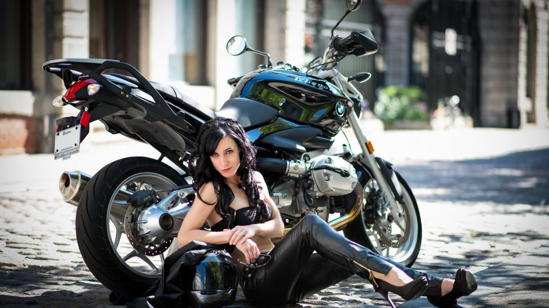 European women on bikes in Kumasi