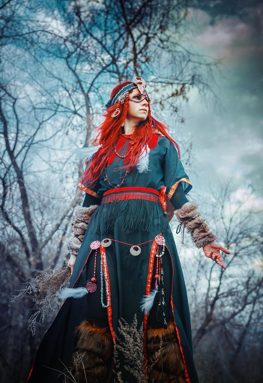 Girls in Slavic costumes underwear in Kumasi