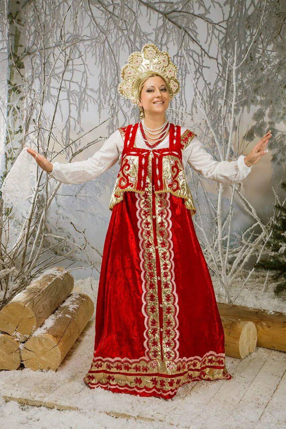 Girls in Slavic costumes in Kumasi